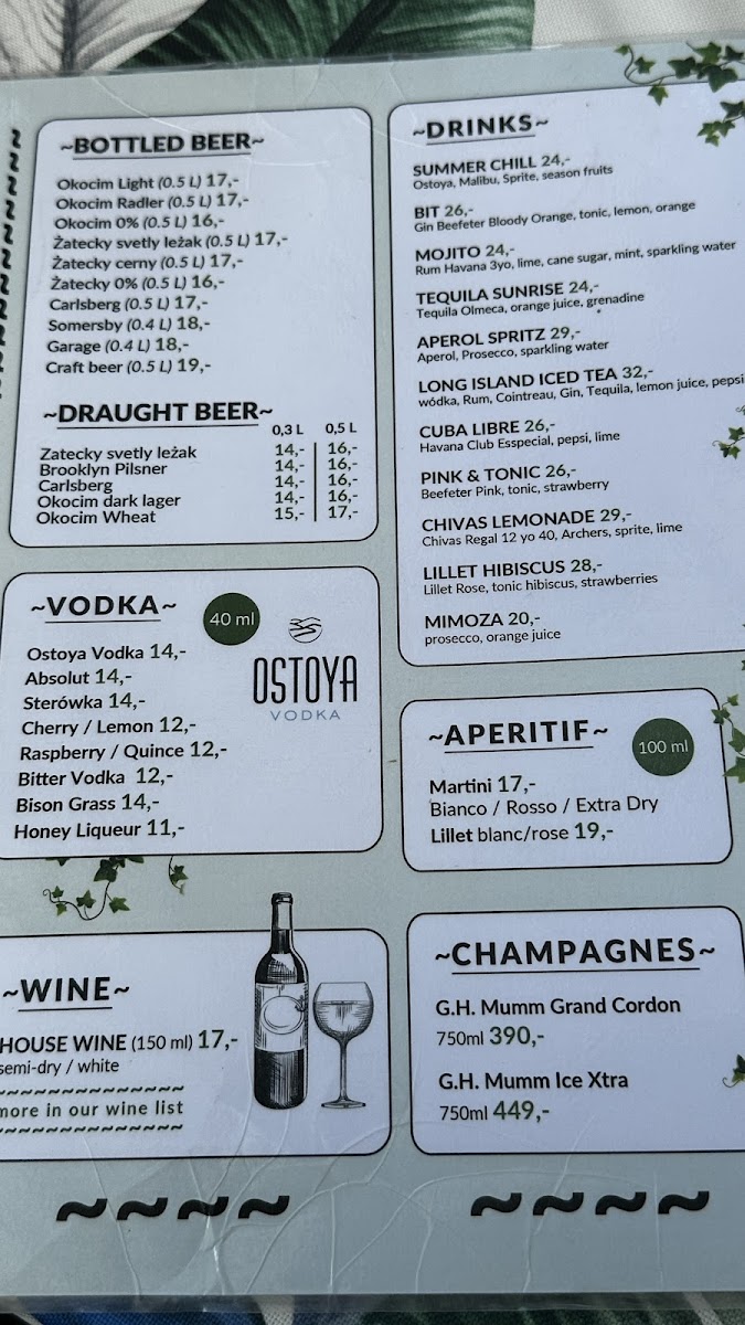 Menu Wislany Ogrod & Statek Sobieski-8