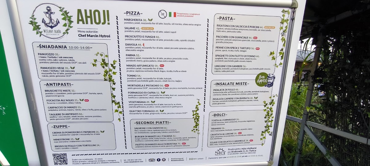 Menu Wislany Ogrod & Statek Sobieski-9